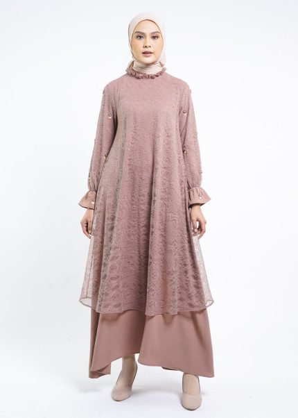 Gamis Ruffles Chantily Al-Bukhari
